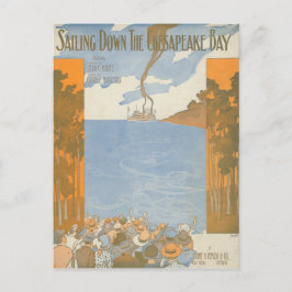 Segeln Sie entlang der Chesapeake Bay Postkarte