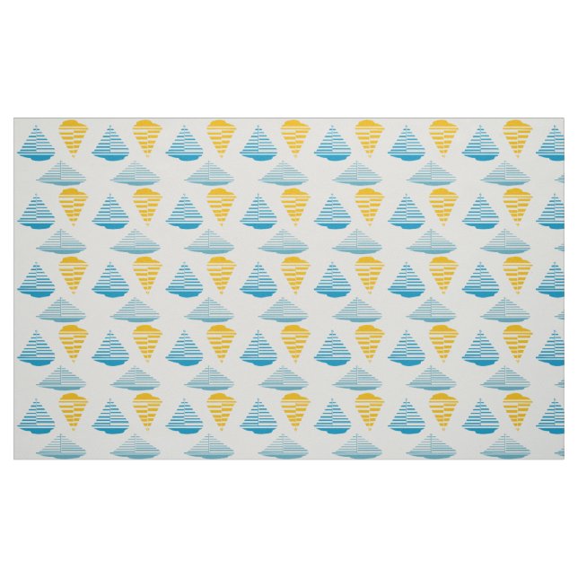Segeln Sloops Stoff (Fat Quarter (45,7 x 55,9 cm))