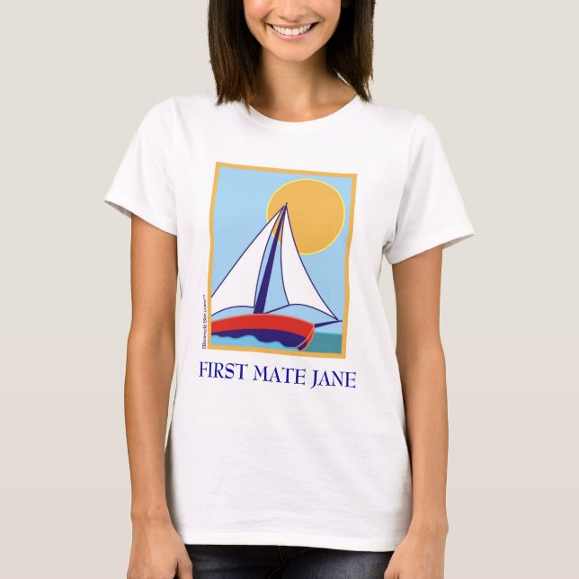Segeln. T-Shirt (Vorderseite)