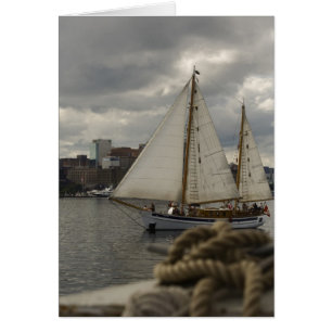 Segeln über die Hafen-Karte