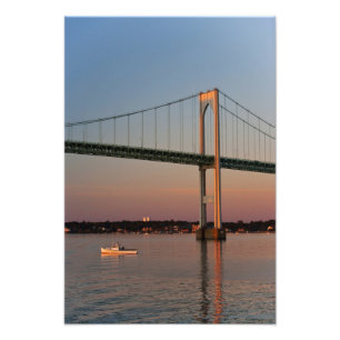 Segeln und Verlassen der New Port Road-Insel Fotodruck