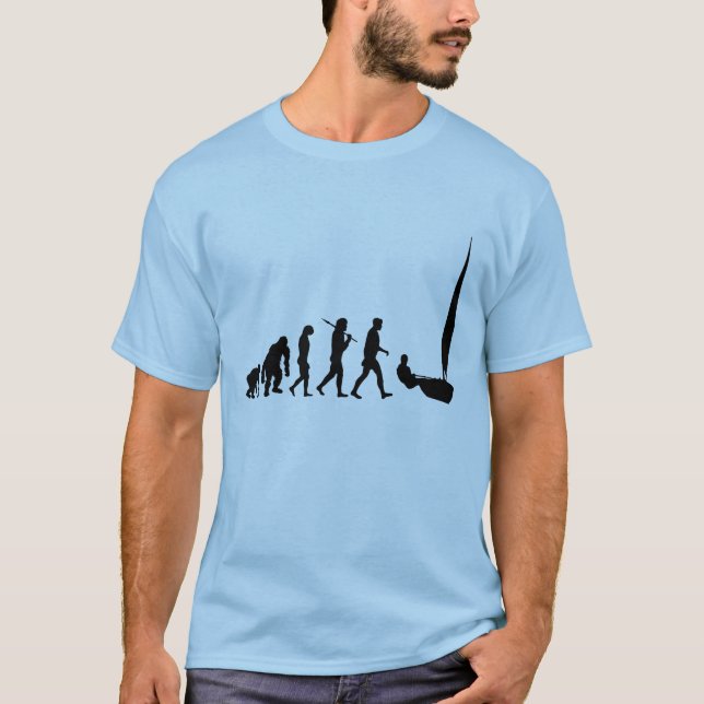 Segeln von 2014 Seeleuten Boot u. von Wind-Segel T-Shirt (Vorderseite)