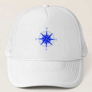 Segeln - Wind Rose Compass Nautical Shirt Truckerkappe