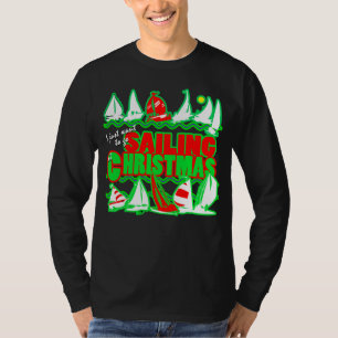 Segeln zu Weihnachten Ugly Sweater T-Shirt