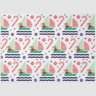 Segelnautisches Weihnachtsgeschenk Seidenpapier