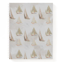 Segelnotizbuch - Vintage nautische Illustration