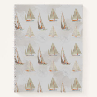 Segelnotizbuch - Vintage nautische Illustration Notizbuch