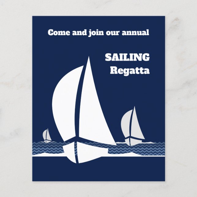 Segelregatta Flyer (Vorne)