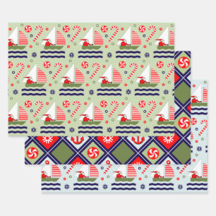 Segelreisen Geschenkpapier Set