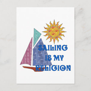 Segelreligion Postkarte