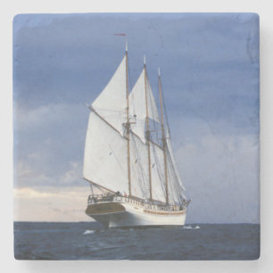 Segelschiff auf der Ostsee Steinuntersetzer