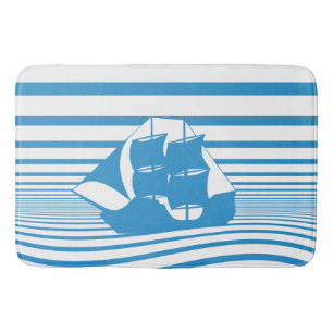 Segelschiff Badematte