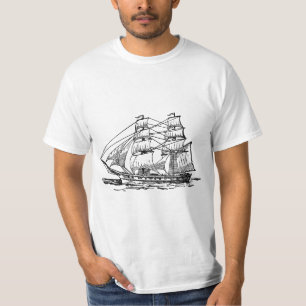 Segelschiff (Brig) T-Shirt