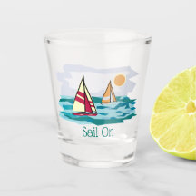 Segelschiff Design Shot Glass