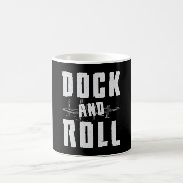 Segelschiff "Dock and Roll Sailboat" Kaffeetasse (Mittel)