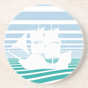 Segelschiff Getränkeuntersetzer