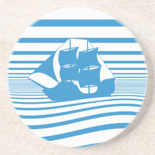 Segelschiff Getränkeuntersetzer