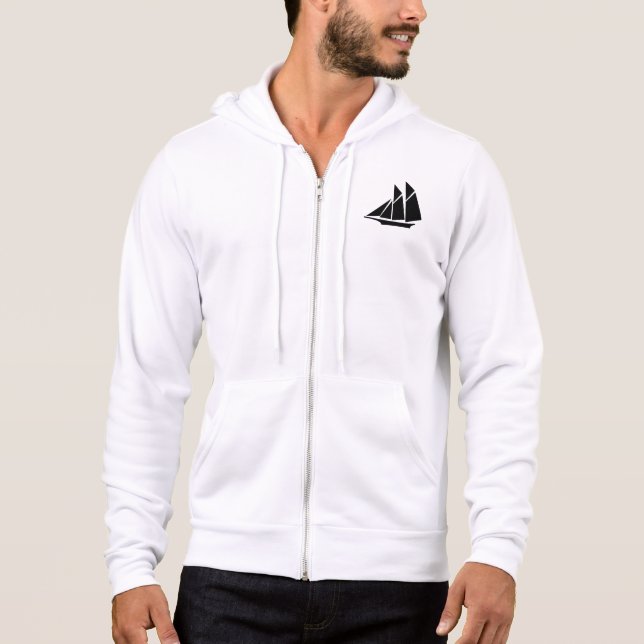 Segelschiff Hoodie (Vorderseite)