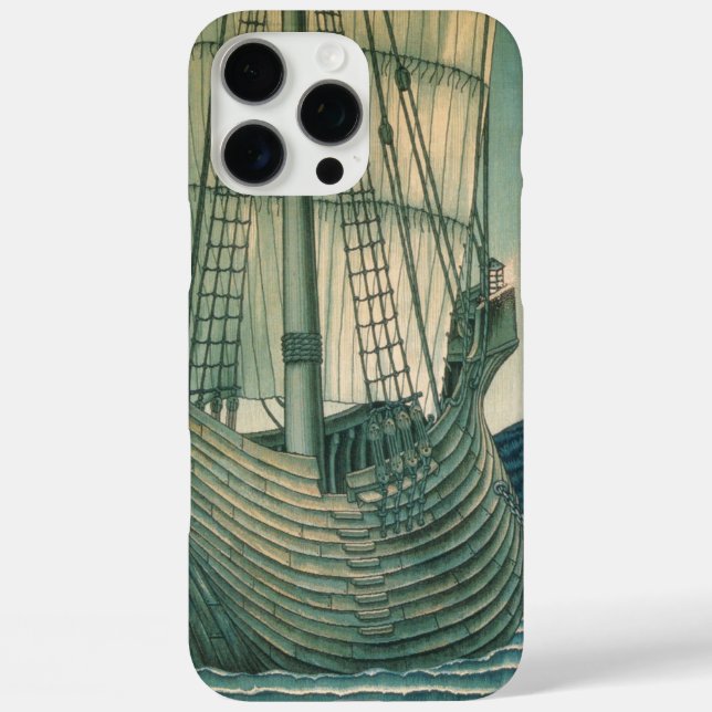 Segelschiff im Hafen verankert Case-Mate iPhone Hülle (Rückseite)
