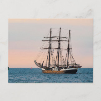 Segelschiff in der Ostsee Postkarte