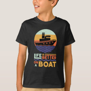 Segelschiff Kapitän Sea Sailor Geschenk Idee T-Shirt