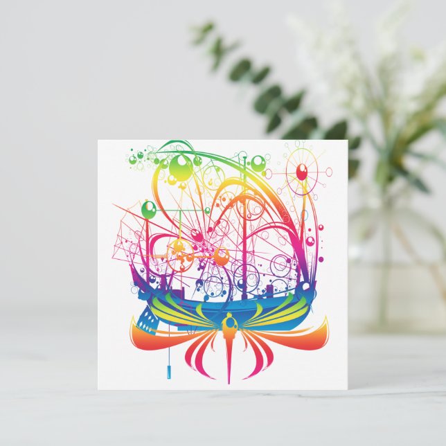 Segelschiff Karte (Stehend Vorderseite)