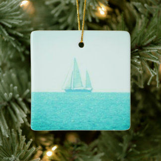 Segelschiff Keramikornament