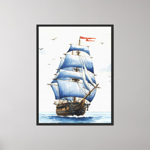 Segelschiff Leinwanddruck