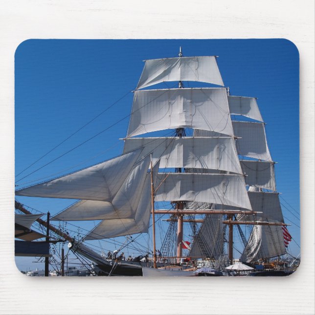 Segelschiff-Mauspad Mousepad (Vorne)