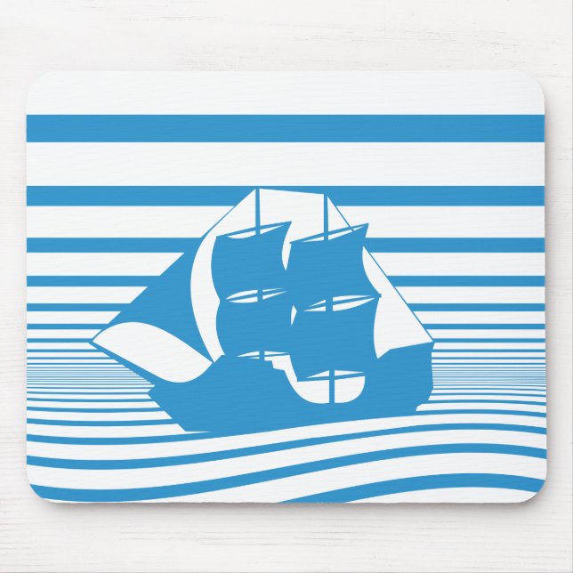 Segelschiff Mousepad (Vorne)
