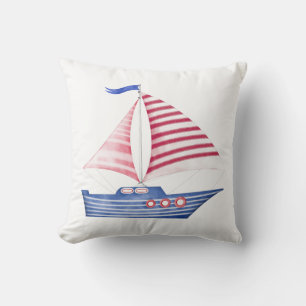 Segelschiff Nautical Pillow Kissen