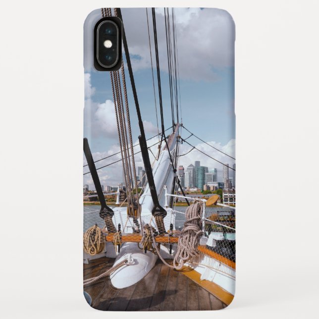 Segelschiff-Notebook Case-Mate iPhone Hülle (Rückseite)