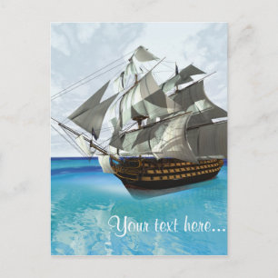 Segelschiff Postkarte