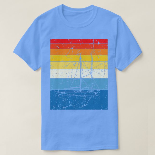 Segelschiff Retro Vintag T-Shirt (Design vorne)