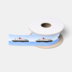 Segelschiff Satinband