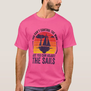 Segelschiff Schiff Kayak Pontoon Boot Kapitän T-Shirt