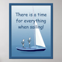 Segelschiff Segeln Segler Gebete Funny Poster