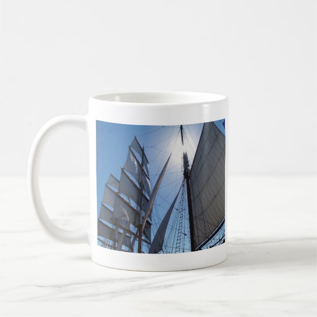 Segelschiff Segeltasse Tasse (Links)