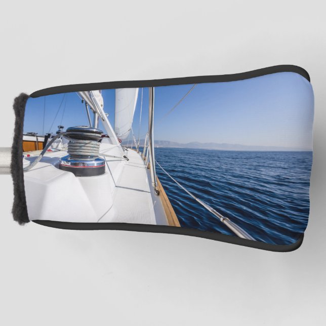 Segelschiff Surfen auf der Sea Golf Head Cover Golf Headcover (Vorderseite)