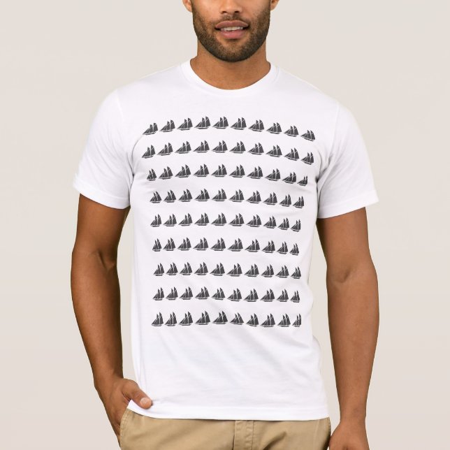 Segelschiff T - Shirt (Vorderseite)