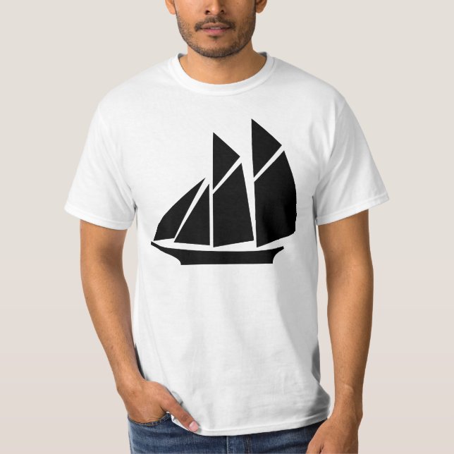 Segelschiff T-Shirt (Vorderseite)