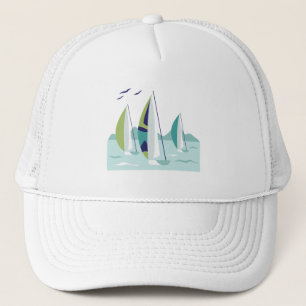 Segelschiff Truckerkappe