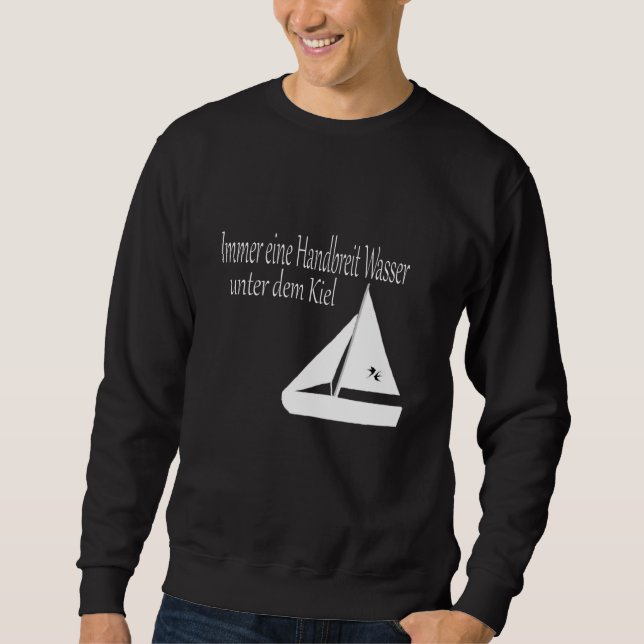 Segelschiff Wassersport Crew Trip Sweatshirt (Vorderseite)