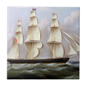 Segelschiff Woolloomooloo 1850 Fliese