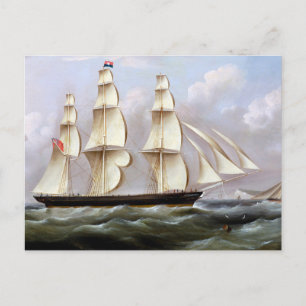 Segelschiff Woolloomooloo 1850 Postkarte