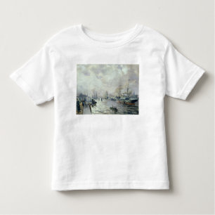Segelschiffe im Hafen von Hamburg, 1889 Kleinkind T-shirt