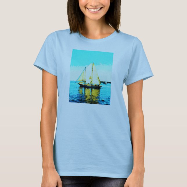 Segelschooner T - Shirt (Vorderseite)