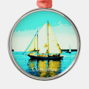 Segelschooner Thunder_Cove Ornament Aus Metall