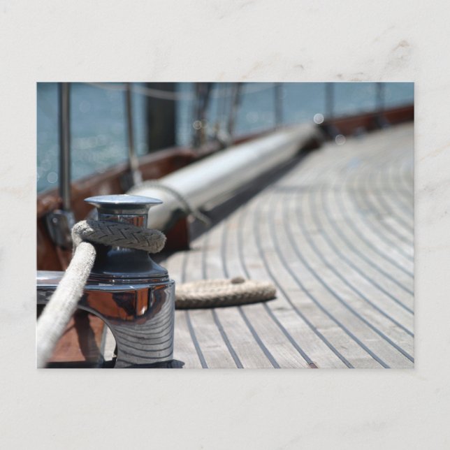 Segelseil Postkarte (Vorderseite)