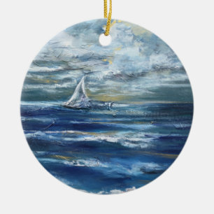 Segelsport Art Ornament